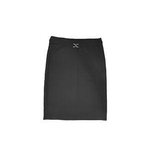 black midi skirt